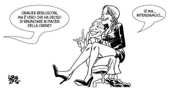 Berlusconi annuncia la svolta vegetariana