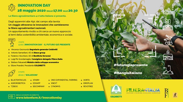 L'agroalimentare 4.0 si presenta online a Innovation Day