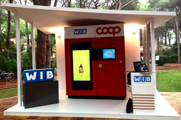 Coop apre il primo distributore automatico con sistema Wib