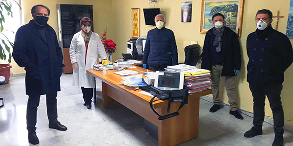 Scf Packaging dona tre respiratori agli ospedali di Messina