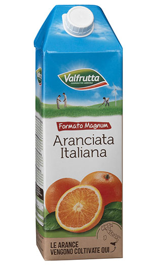 Limonata e aranciata italiane, nuove bevande Valfrutta