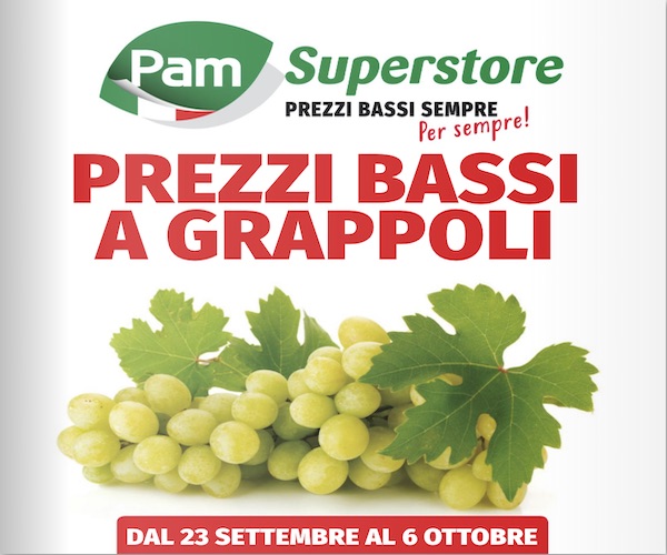 Prezzi bassi a grappoli per Pam