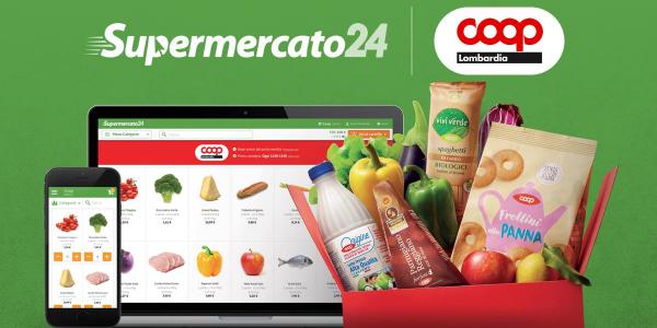 Supermercato24 e Coop Lombardia, nuova partnership