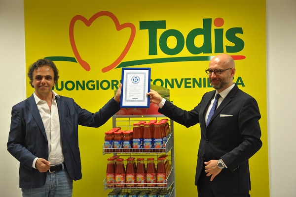 Todis, certificazione speciale per la linea pomodori
