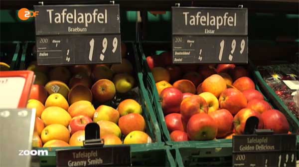 Germania: mele nella morsa della distribuzione
