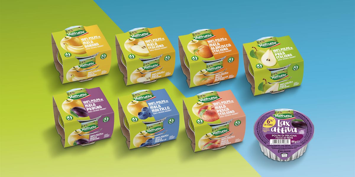 VALFRUTTA POLPA DI FRUTTA G.100 MELA&PRUGNA - Foto 7