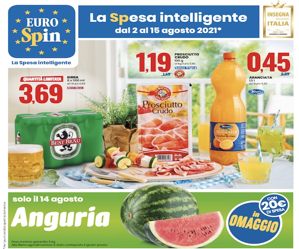 Adesso Eurospin regala l'anguria