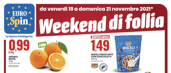 Arance a 99 centesimi da Eurospin