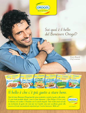 Orogel & Marco Bianchi: via alla nuova campagna