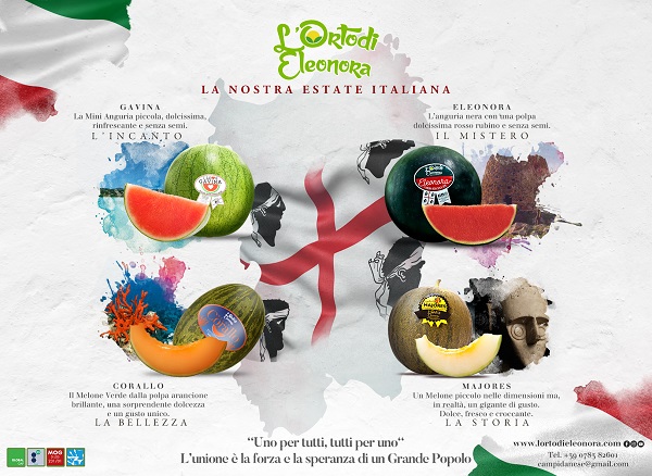 Angurie e meloni per la nuova campagna de L'Orto di Eleonora