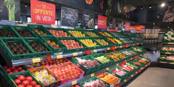 Ecco il primo reparto ortofrutta italiano della catena