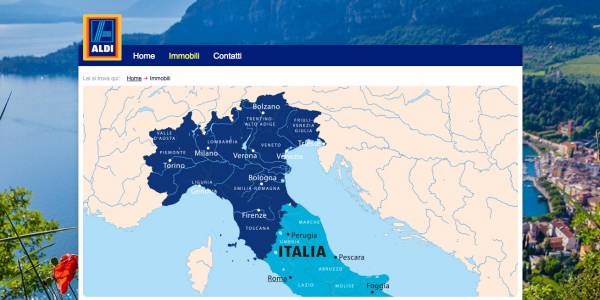 Aldi cerca immobili in Italia per le nuove aperture