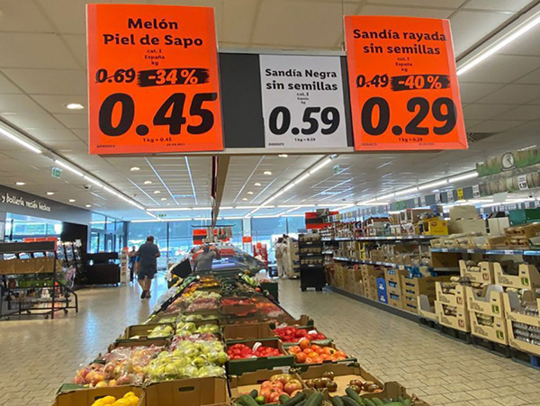 Sottocosto angurie, denunciata la Lidl spagnola