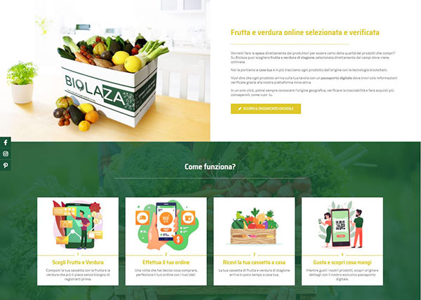 Biolaza, l’e-commerce a provenienza certificata