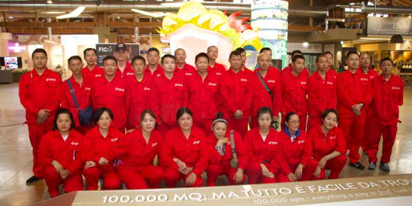 Delegazione cinese in visita a Fico