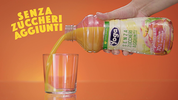 Succhi Yoga, spot televisivo per la linea «Optimum»
