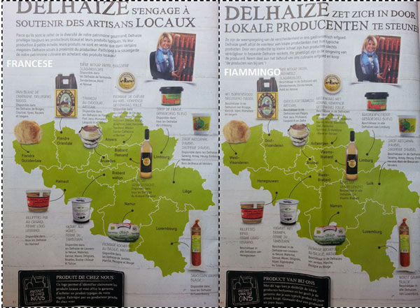 Delhaize sezione volantino prodotti locali