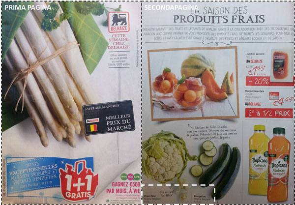 Delhaize volantino sezione F&V