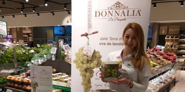 Donnalia, l'uva col pack sostenibile si fa spazio in Gdo