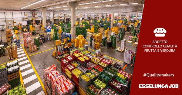 Controllo qualità frutta e verdura, Esselunga cerca addetti