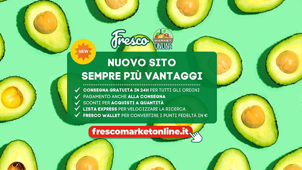 Fresco Market, nuovo sito per la spesa online