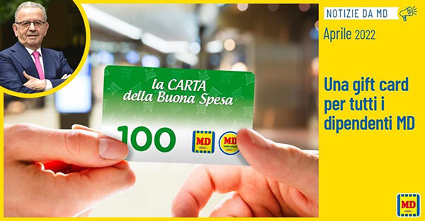 Md, una Gift Card dentro l'uovo di Pasqua