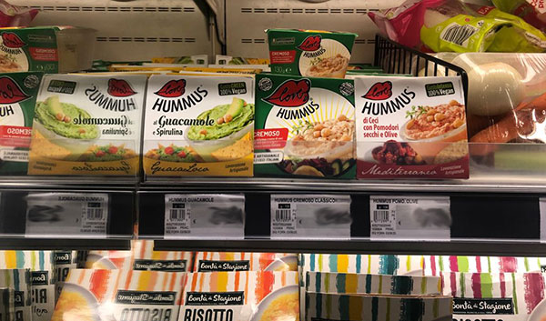 «Love Hummus» approda tra i banchi dell’ortofrutta