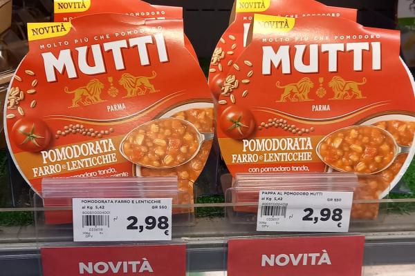 Mutti, il gran debutto nelle zuppe di V Gamma