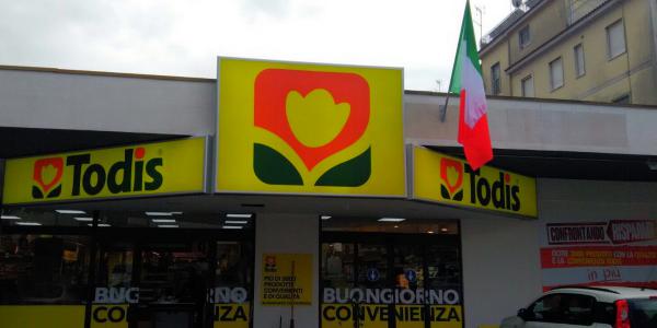 Todis si rafforza nel Lazio: aperture a Roma e Frosinone